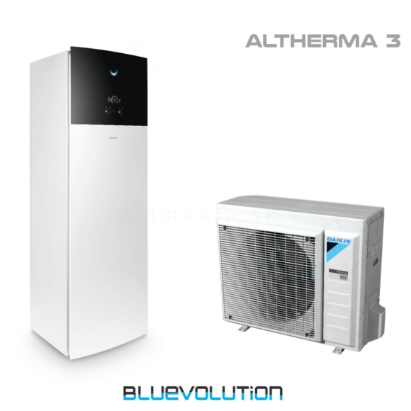 Daikin Altherma 3 R F 6kW set, TÚV 180l, Bi-zone, vykurovanie, chladivový split